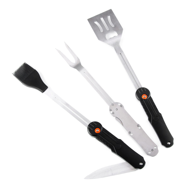 FLAMEFIELD BBQ-Multifunktionswerkzeug mit Magnet 5-in-1