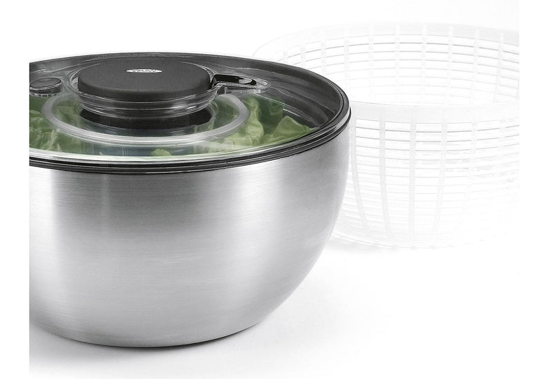 OXO Salatschleuder Steel