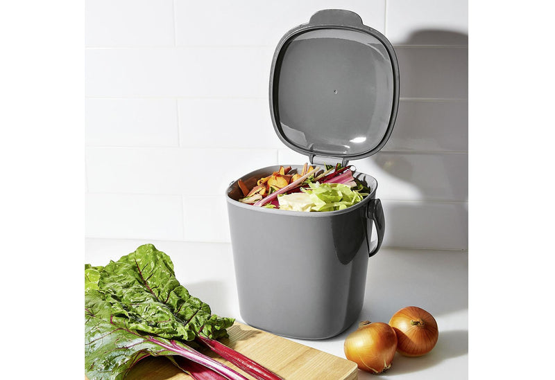 OXO Küchenabfalleimer 2,8l grau