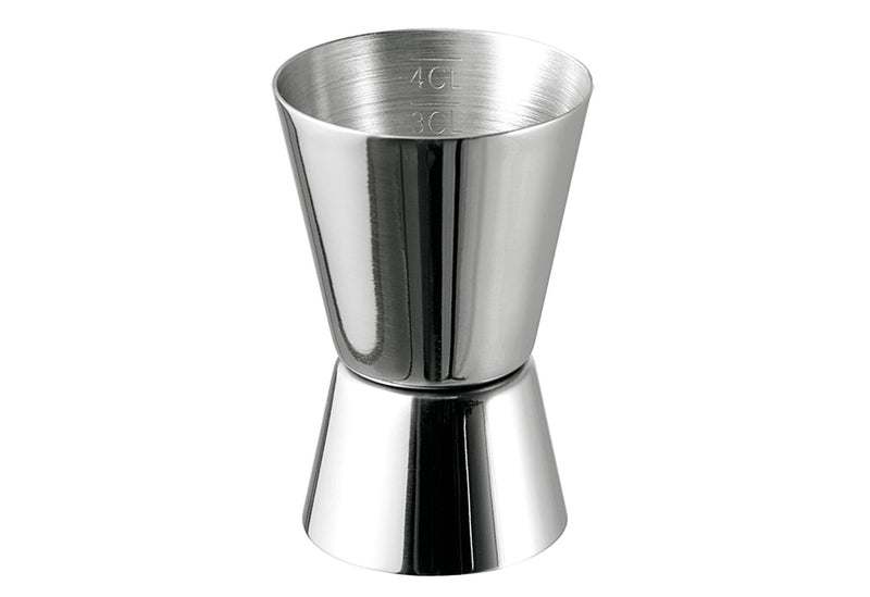 APS Cocktail-Barmaß 2/4 cl Edelstahl 7cm