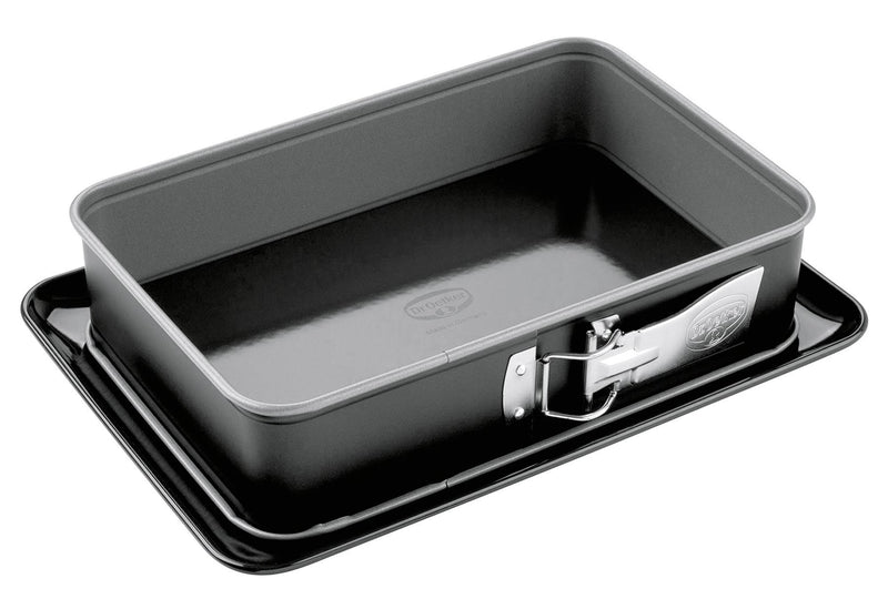 Dr. Oetker Rechteck-Springform Back-Idee mit Emailboden 28x18x7cm