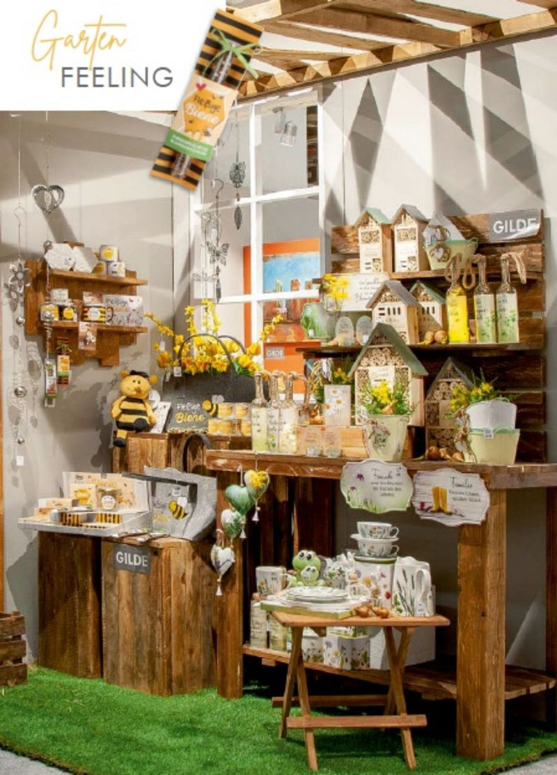 Garten Holzhänger, Dekoschild, Modell, MEIN GARTEN , Material Holz, Maße 30 x 32 cm, natur, weiss, grün, ideal für Garten, Terrasse, Bar, Cafe, Cafeteria oder einfach Zuhause.