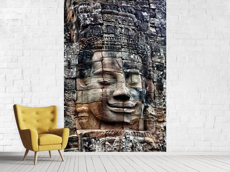 Wall Mural Buddha Angkor Thom