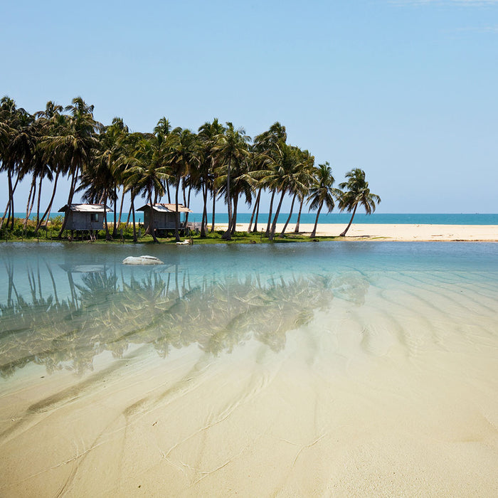 Fototapete Das Meer und die Insel