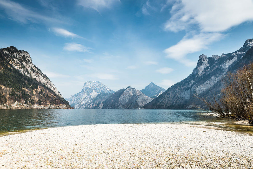 Fototapete Der idyllische Bergsee