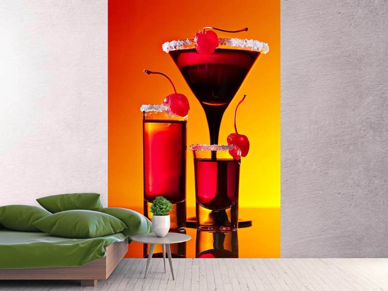 Wall Mural Cherry cocktail