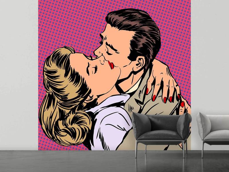 Wall Mural Pop Art Longing