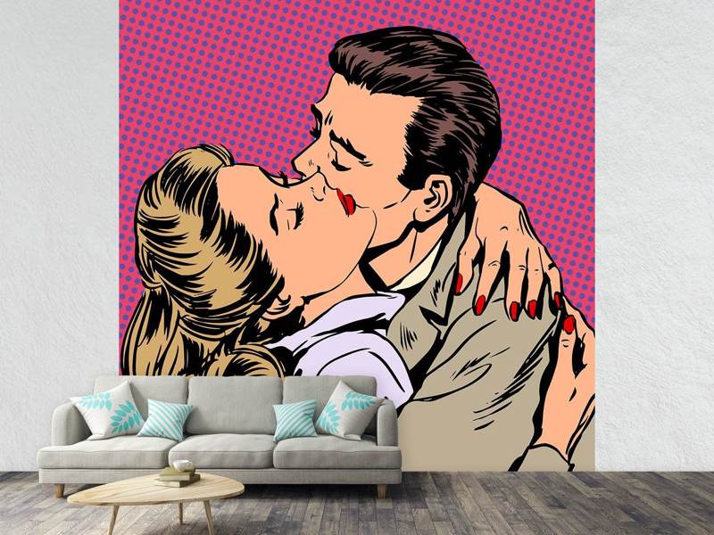 Wall Mural Pop Art Longing