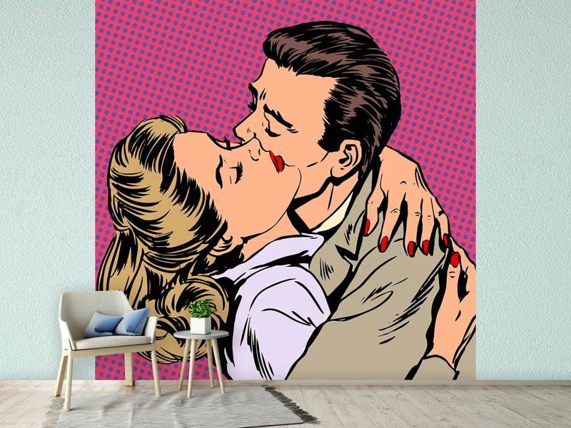 Wall Mural Pop Art Longing