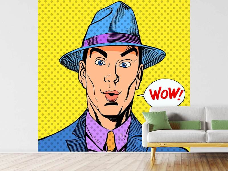 Wall Mural Pop Art Wow