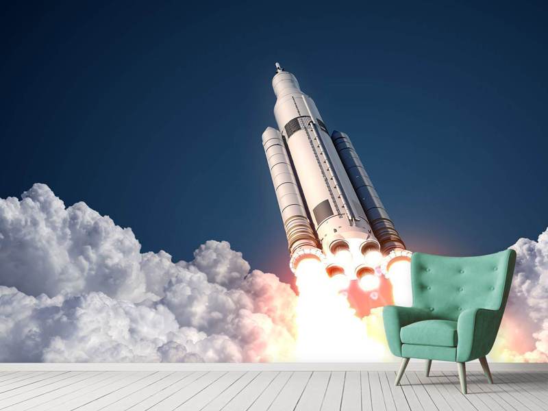 Wall Mural Rocket launch