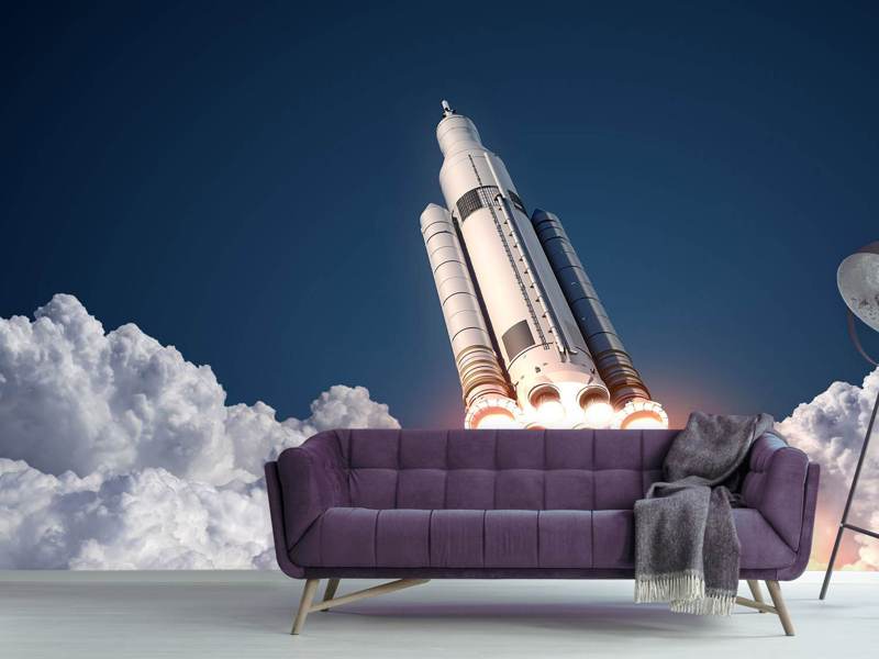 Wall Mural Rocket launch