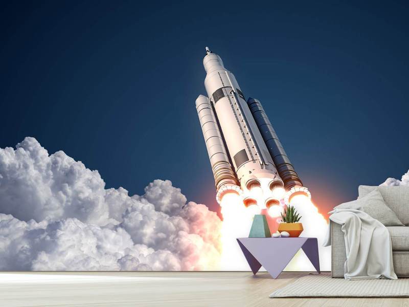 Wall Mural Rocket launch