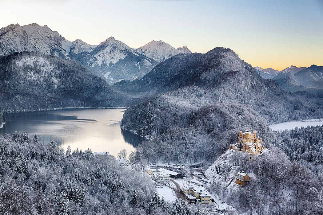 Fototapete Schloss Neuschwanstein im Ammergebierge