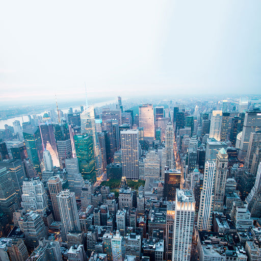 Fototapete Skyline Manhattan in der Abenddämmerung