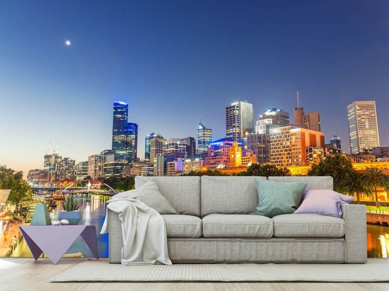 Fototapete Skyline Sydney in der Abenddämmerung