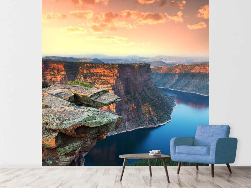 Wall Mural Sunset Rocky Mountains