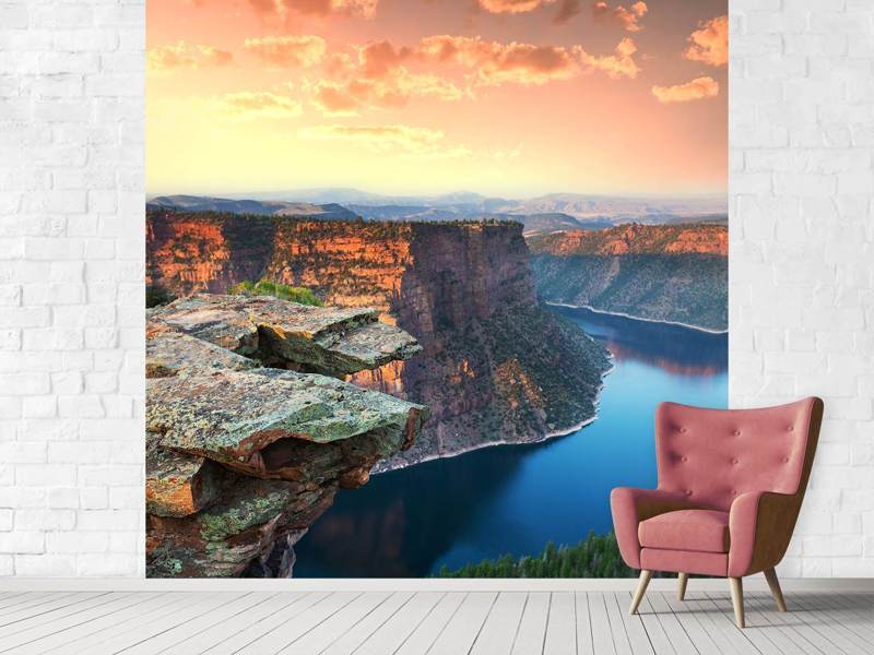 Wall Mural Sunset Rocky Mountains