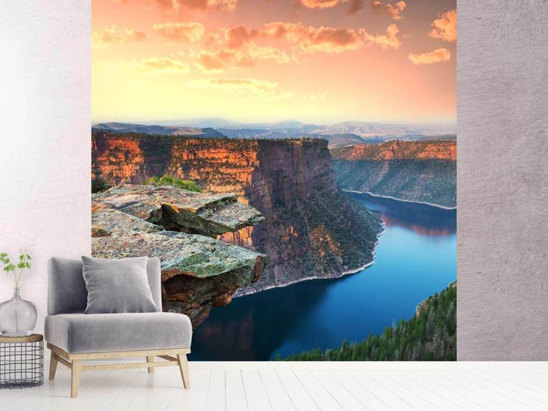 Wall Mural Sunset Rocky Mountains