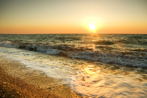 Fototapete Sonnenuntergang am Meer