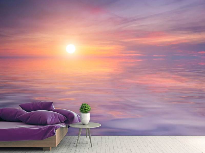 Wall Mural Sunset at sea