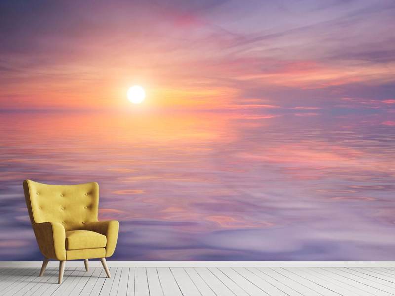 Wall Mural Sunset at sea