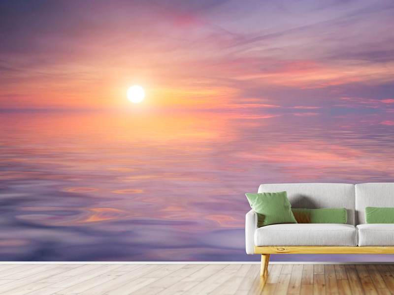 Wall Mural Sunset at sea