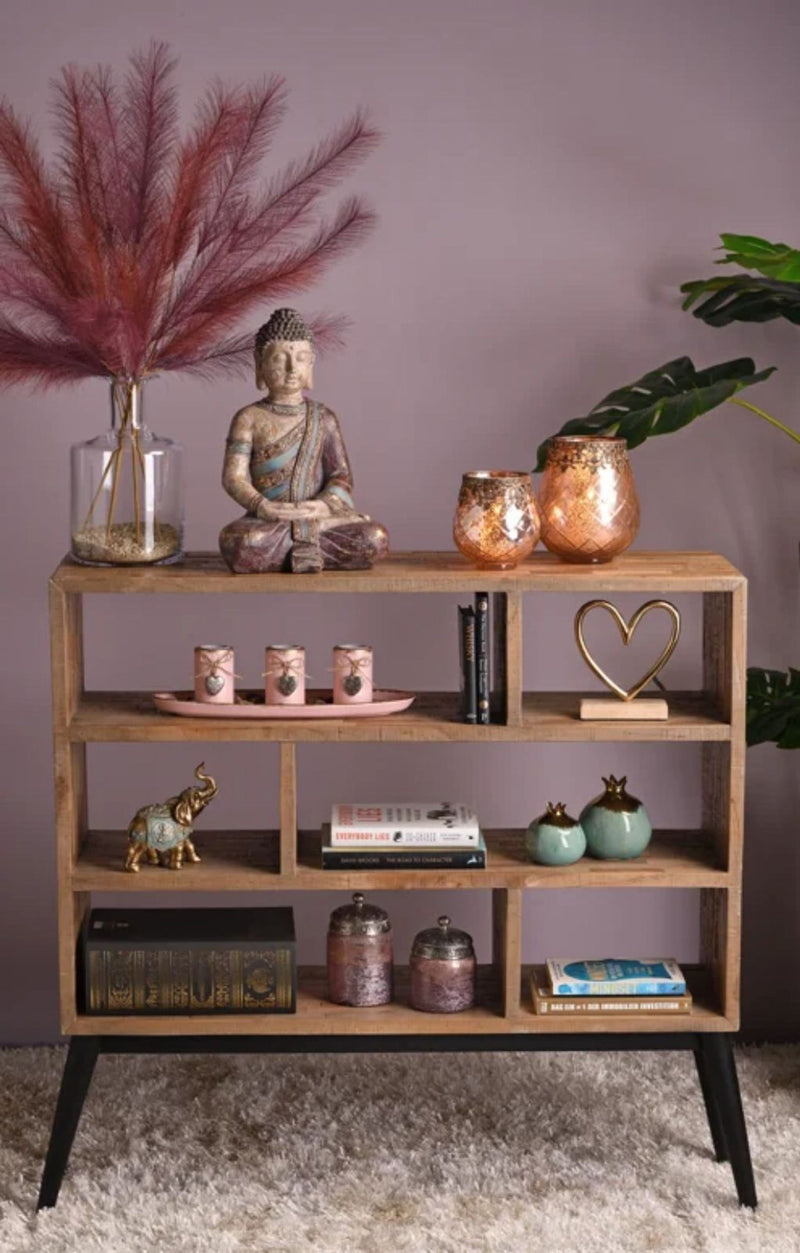 Tolles marokkanisches Windlicht mit LED Beleuchtung innen, 11 x 16 x 11 cm, Farbe Altgold, hoher Neidfaktor inclusive