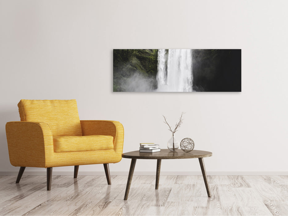 Panoramic Canvas Print Spectacular Waterfall