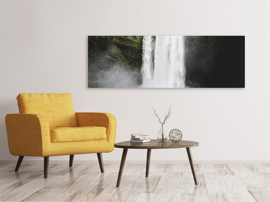 Panoramic Canvas Print Spectacular Waterfall