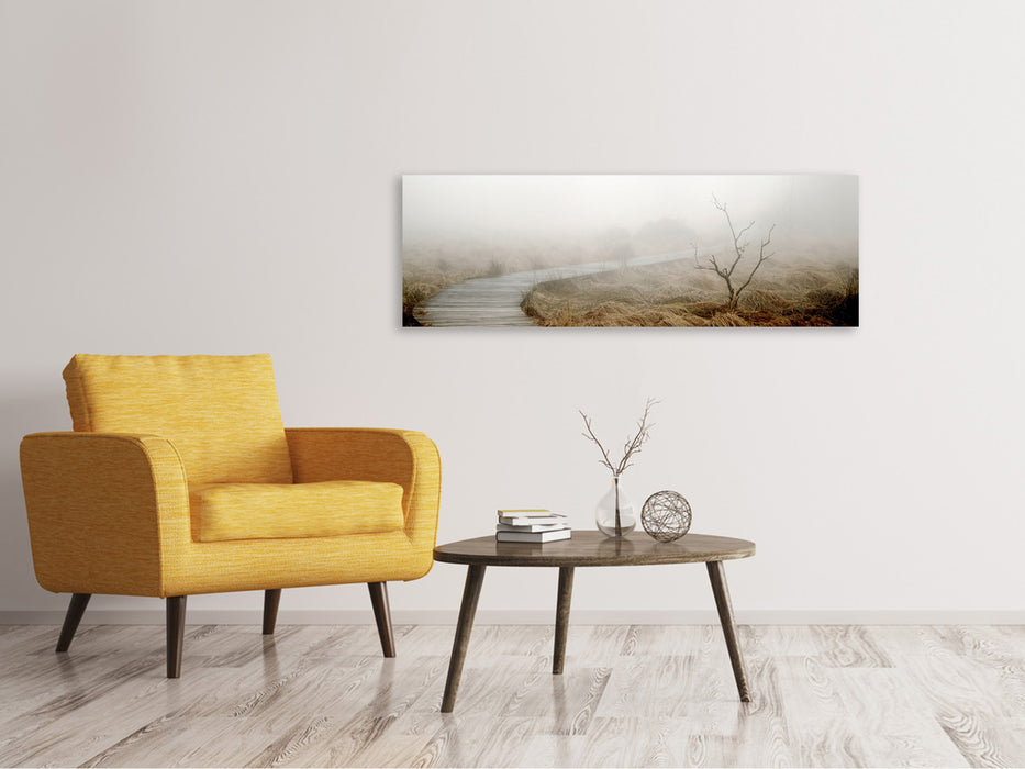 Panoramic canvas print Dense fog