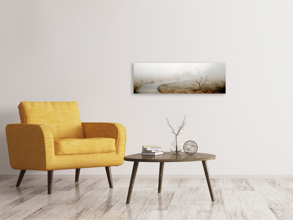 Panoramic canvas print Dense fog