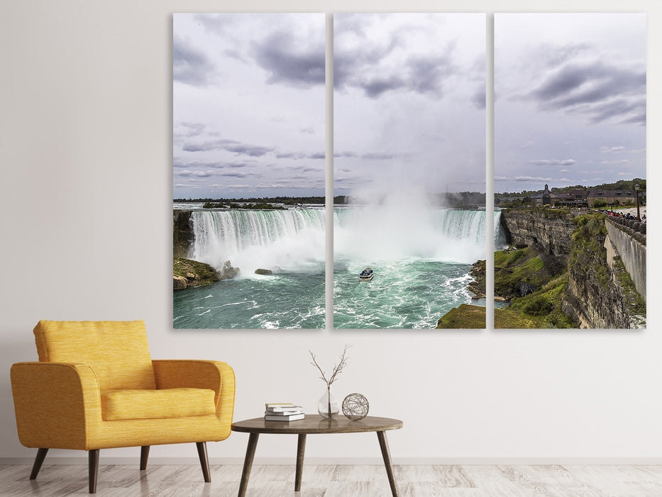 Leinwandbild 3-teilig Attraktion Niagara Fälle