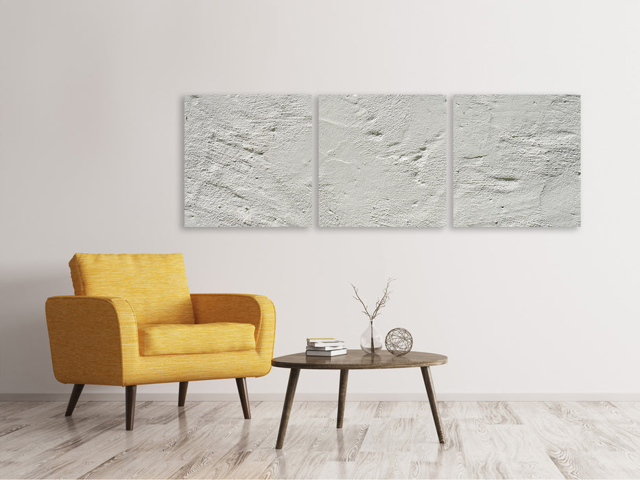 Panorama Leinwandbild 3-teilig Wand Textur