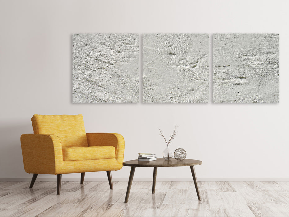 Panorama Leinwandbild 3-teilig Wand Textur