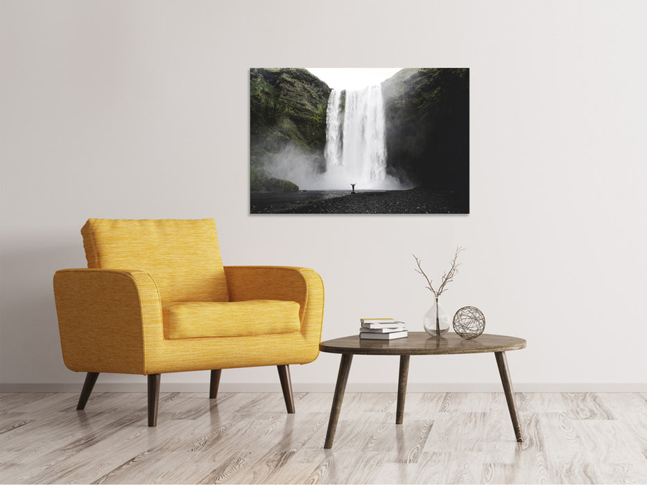 Canvas print Spectacular waterfall