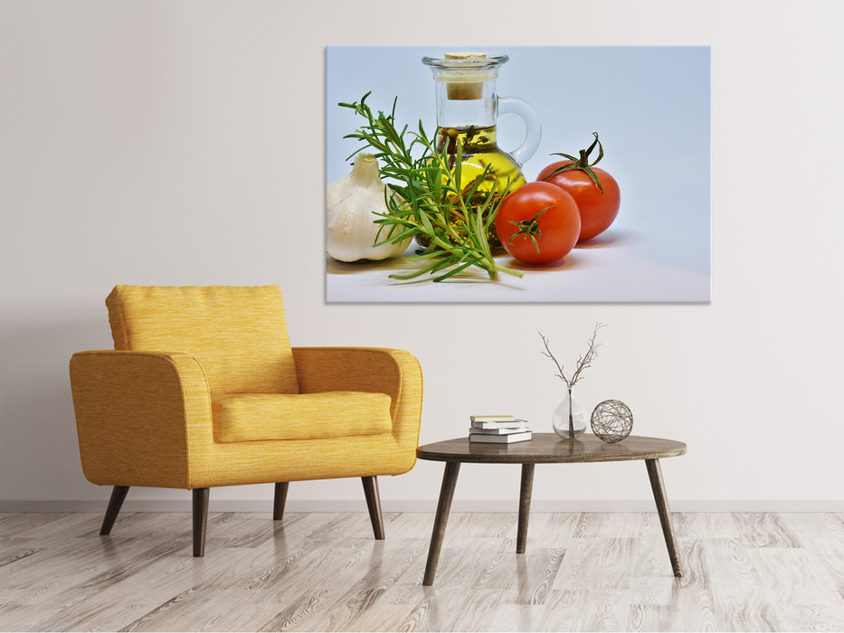 Canvas print Herbal oil