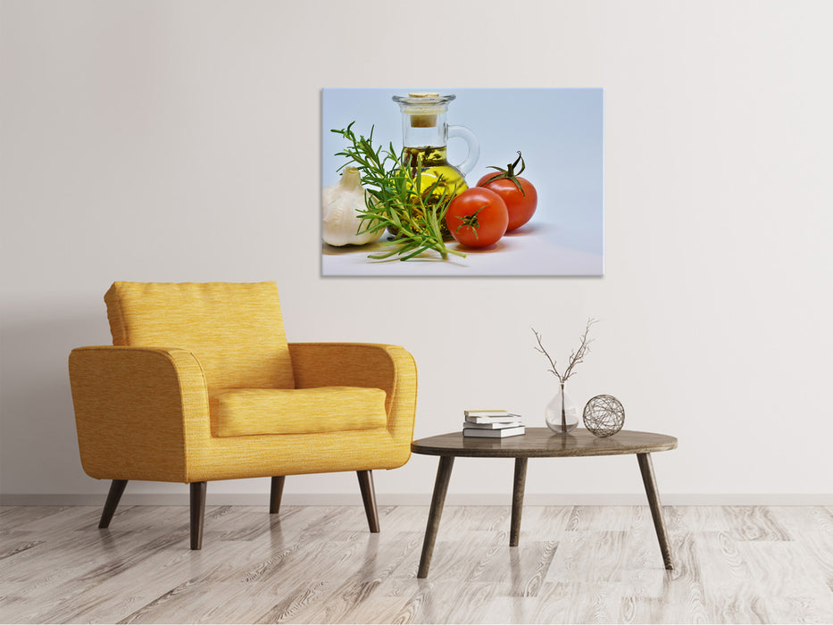 Canvas print Herbal oil