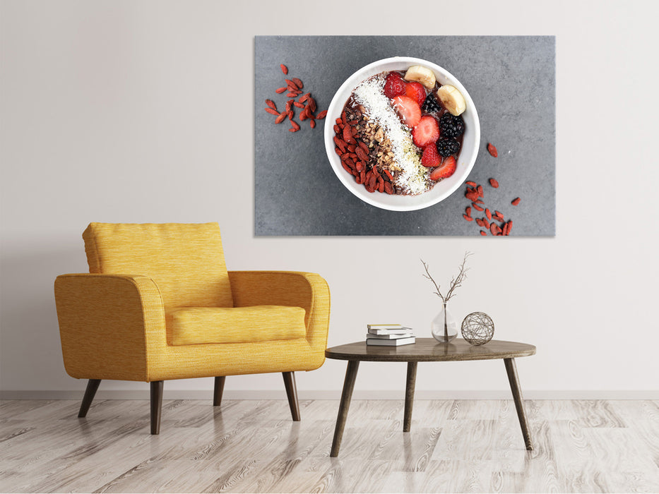 Canvas print Breakfast with fruit