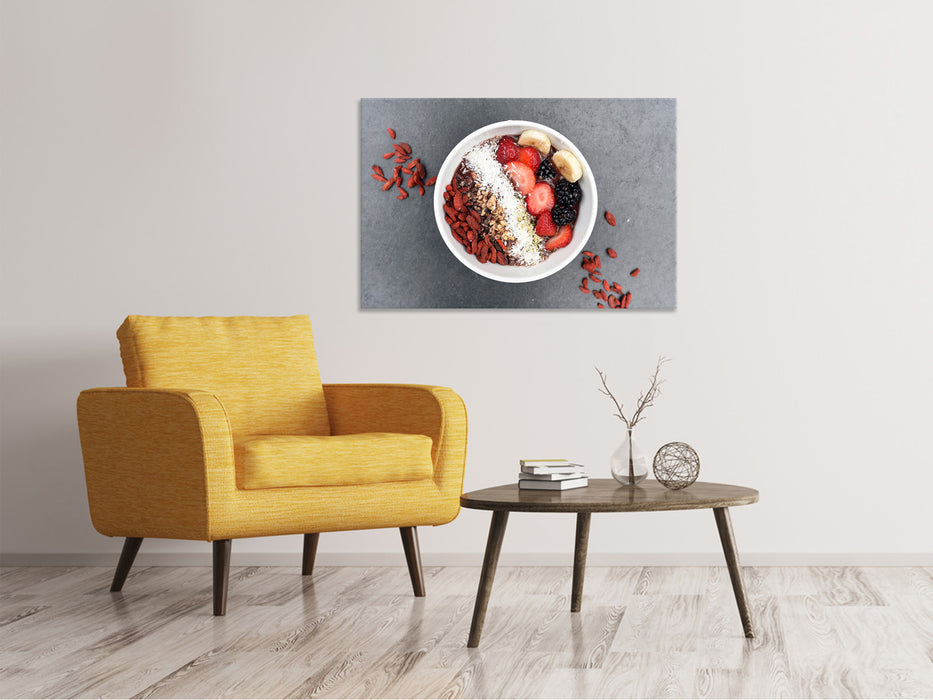 Canvas print Breakfast with fruit