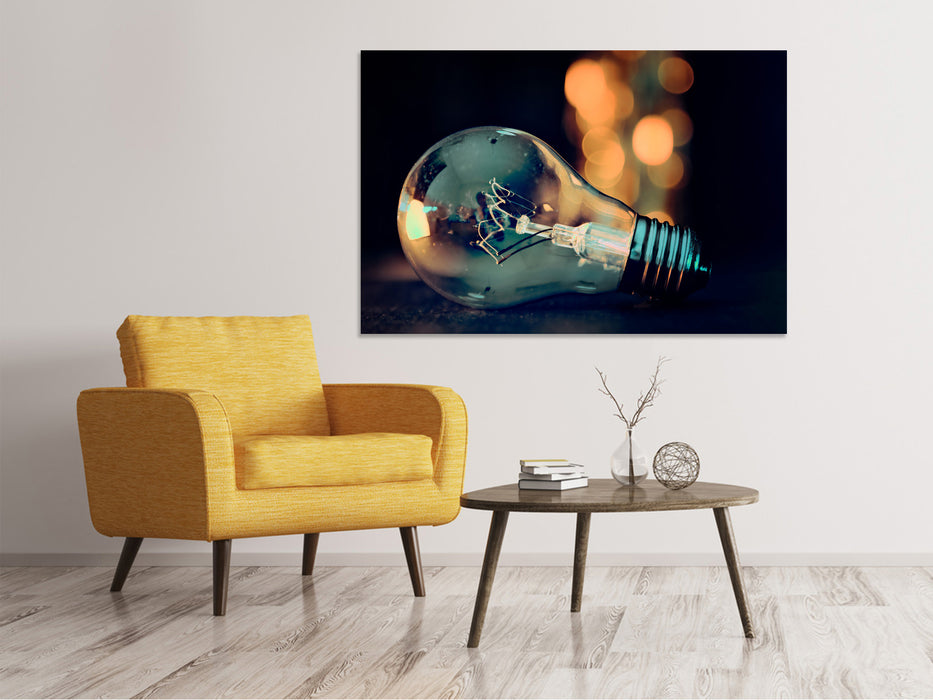 Canvas print A light bulb