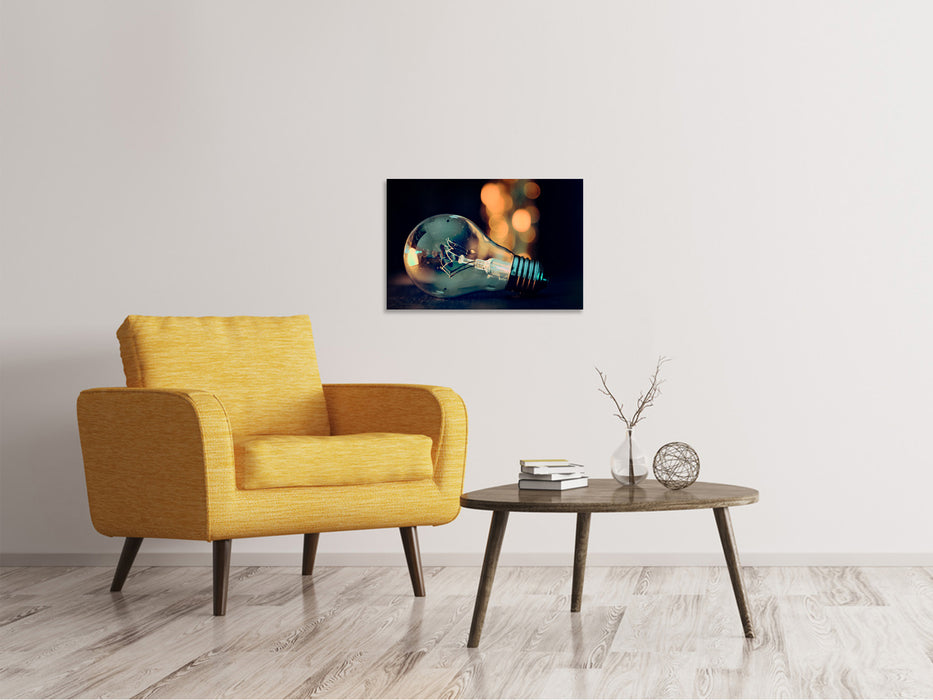 Canvas print A light bulb