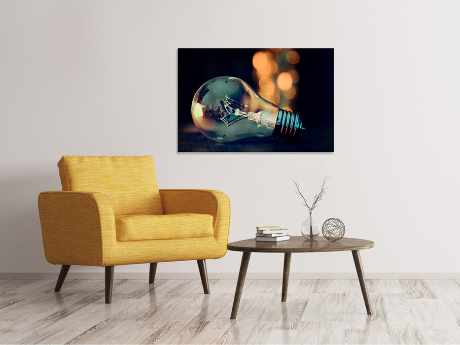 Canvas print A light bulb