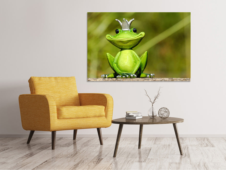 Canvas print Mr Frog King