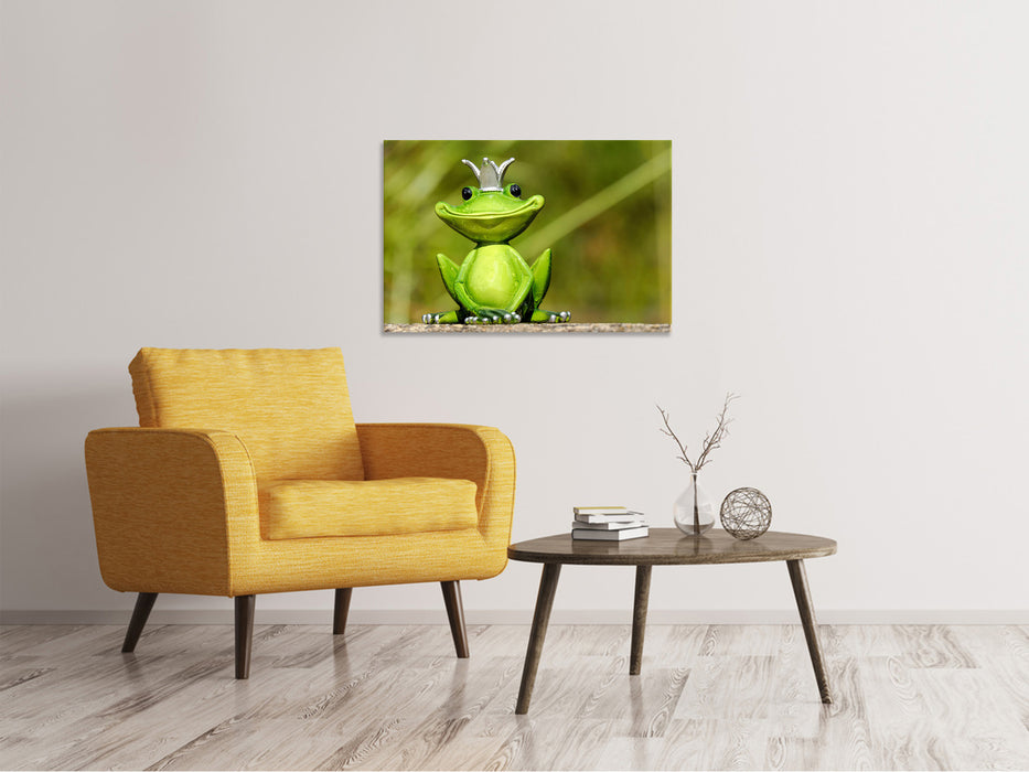 Canvas print Mr Frog King