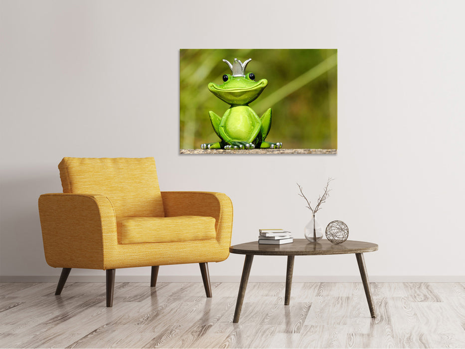 Canvas print Mr Frog King