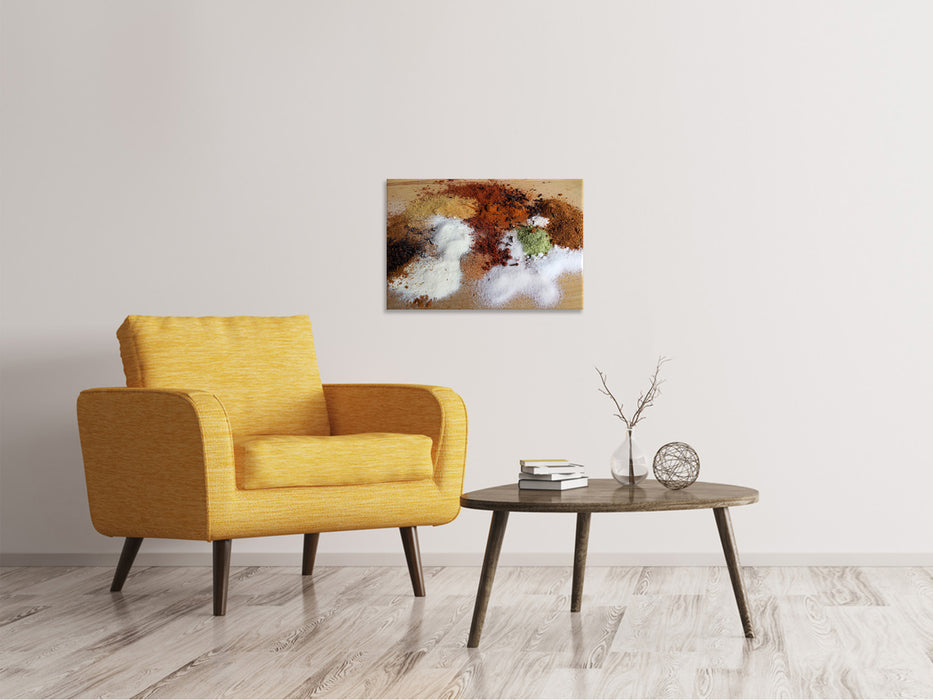 Canvas print Ground spices