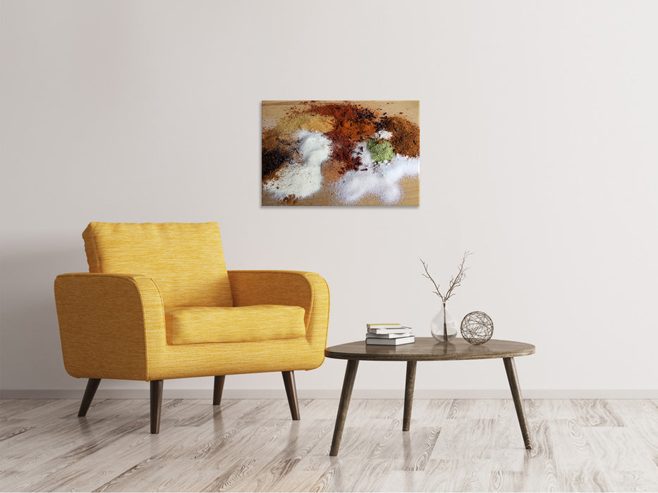 Canvas print Ground spices