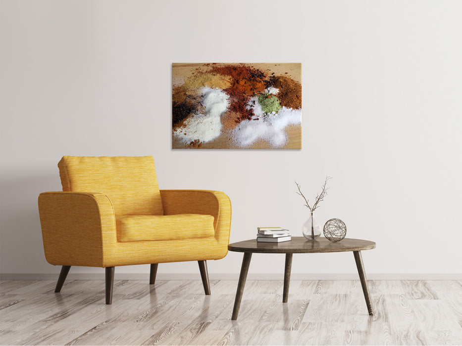 Canvas print Ground spices