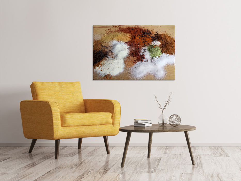 Canvas print Ground spices